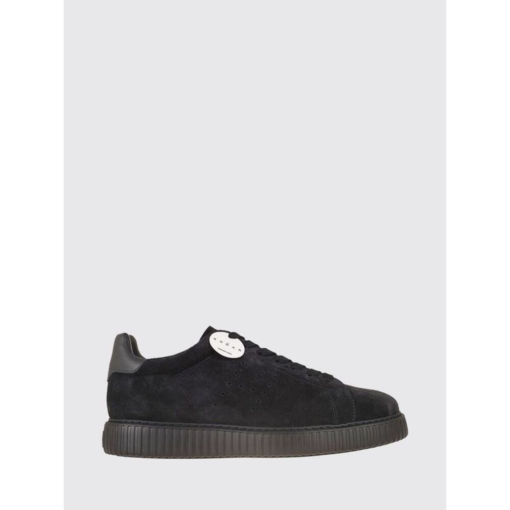 Hogan Men H-Stripes Suede Sneakers Hogan With Perforated H Logo